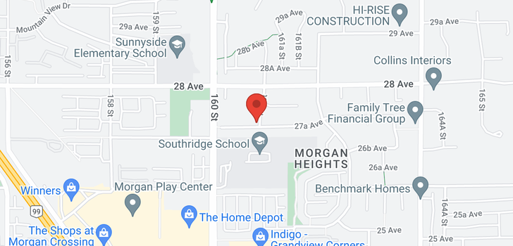 map of 16091 27A AVENUE